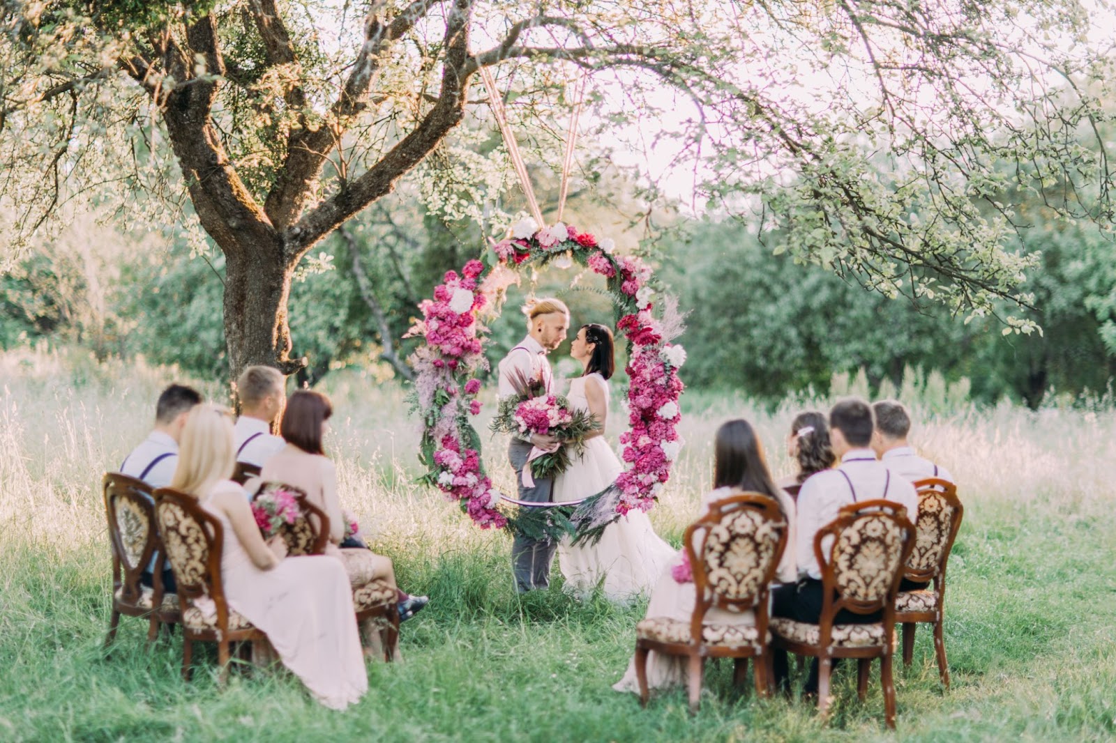 bride groom flower