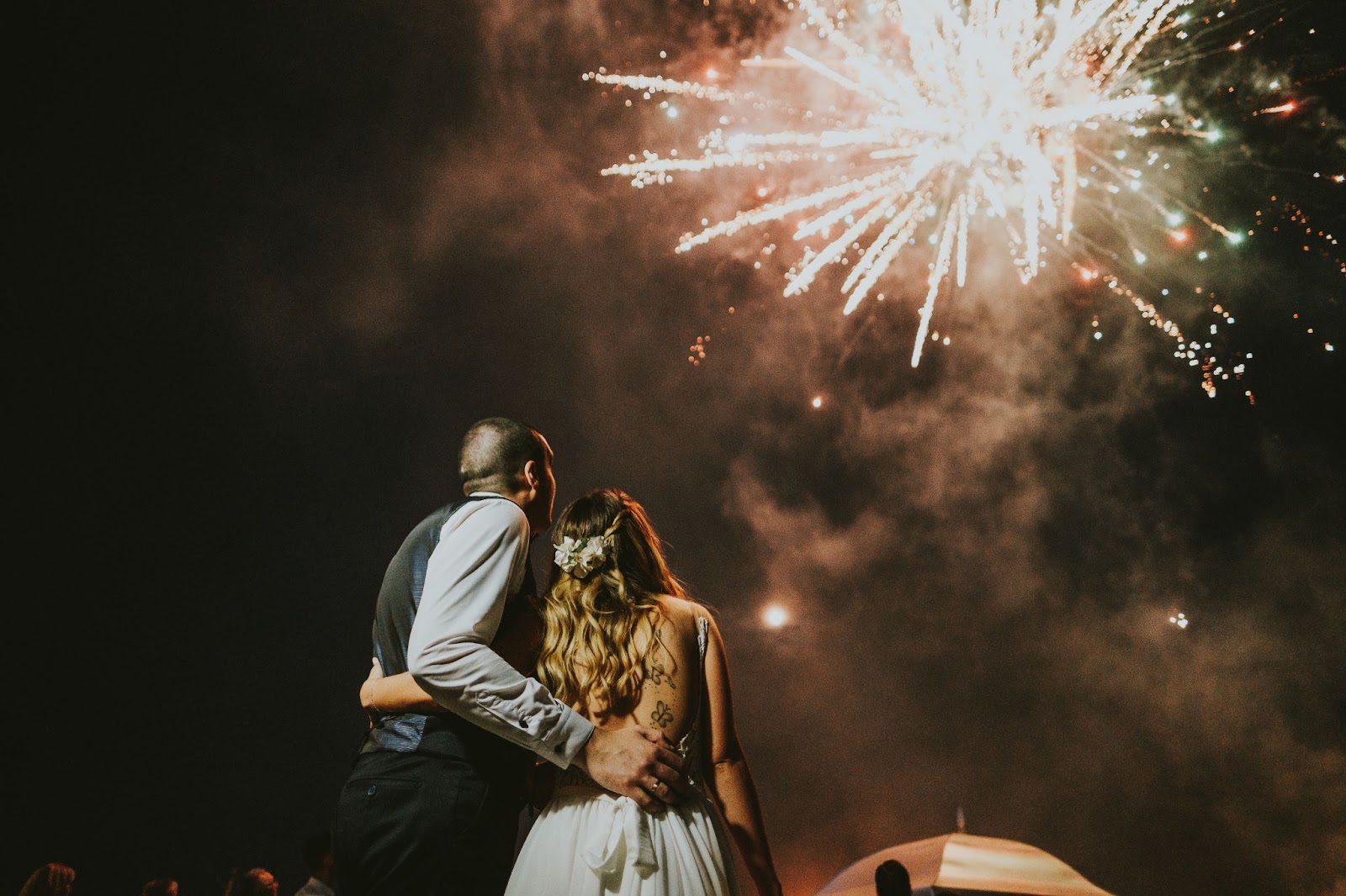  bride groom firework